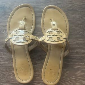 Authentic Tory Burch, flip-flops, size 8